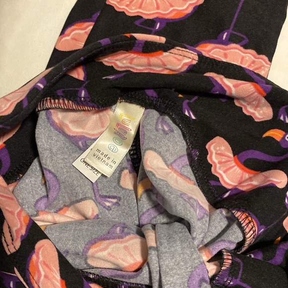 Lularoe Flamingo leggings - Picture 2 of 2